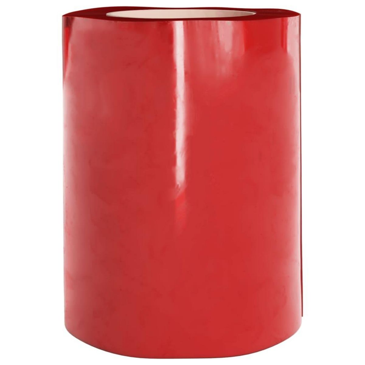 VIDAXL Rideau de porte rouge 300 mmx2,6 mm 25 m PVC