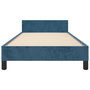 Voir la diapositive 5 : VIDAXL Cadre de lit sans matelas bleu fonce 80x200 cm velours