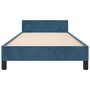 Voir la diapositive 5 : VIDAXL Cadre de lit sans matelas bleu fonce 80x200 cm velours