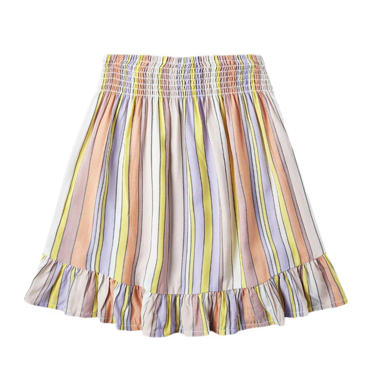 O'NEILL Jupe à Rayures /Jaune Fille O'Neill Lilia Smocked