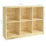 Voir la diapositive 6 : VIDAXL Bibliotheque 104x33x76 cm bois de pin massif