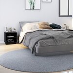 VIDAXL Tables de chevet 2 pcs Noir 40x34x40 cm Bois de pin solide