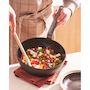 Voir la diapositive 3 : De buyer Sauteuse bombée antiadhésive céramique 28cm - 8228.28