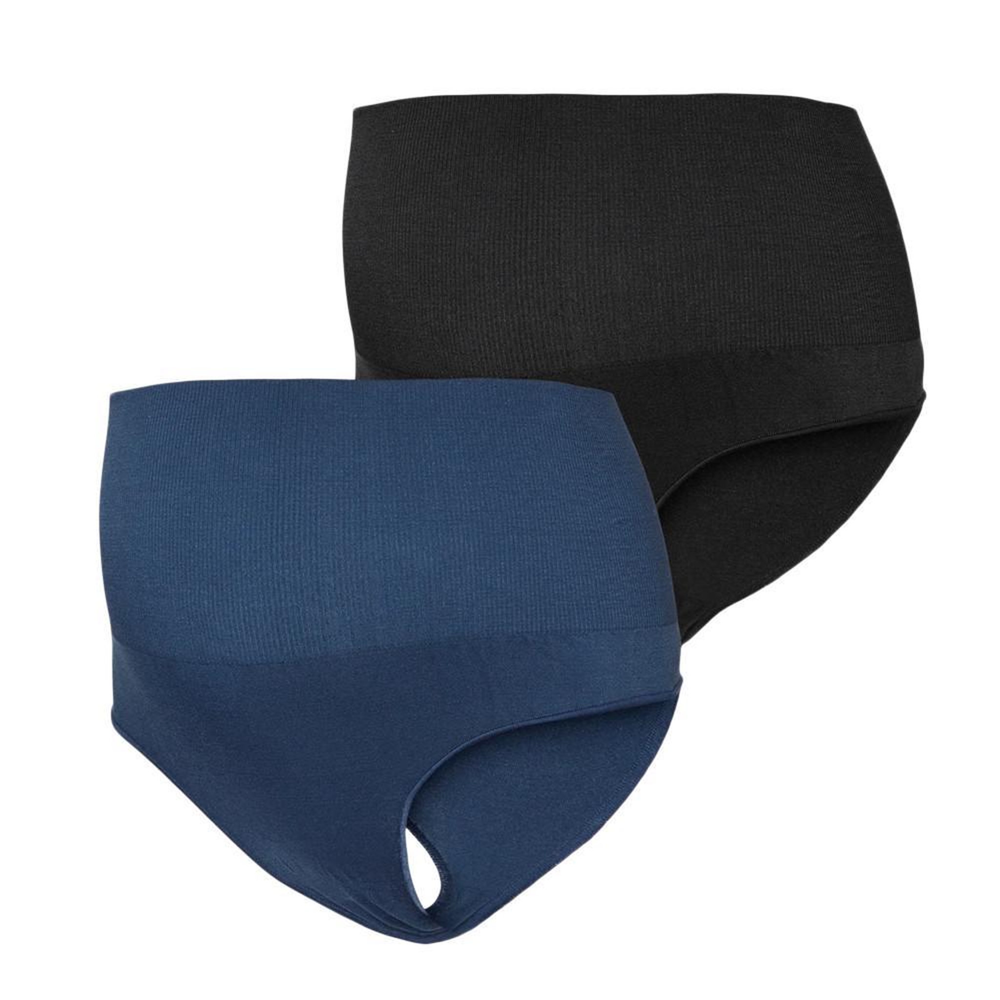 Voir la diapositive 1 : MAMALICIOUS x2 Strings de grossesse Noir/Bleu Femme Mamalicious Lilja