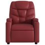 Voir la diapositive 4 : VIDAXL Fauteuil de massage inclinable Rouge bordeaux Similicuir