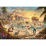 Schmidt Puzzle 1000 pièces : Disney, La Petite Sirène : Célébration de l'Amour, Thomas Kinkade