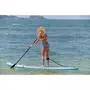 ROHE Stand Up Paddle Gonflable INDIANA PINK 9'9'' (297cm) 30'' (76cm) 4'' (10cm) avec Pompe, Pagaie, Leash et Sac de transport