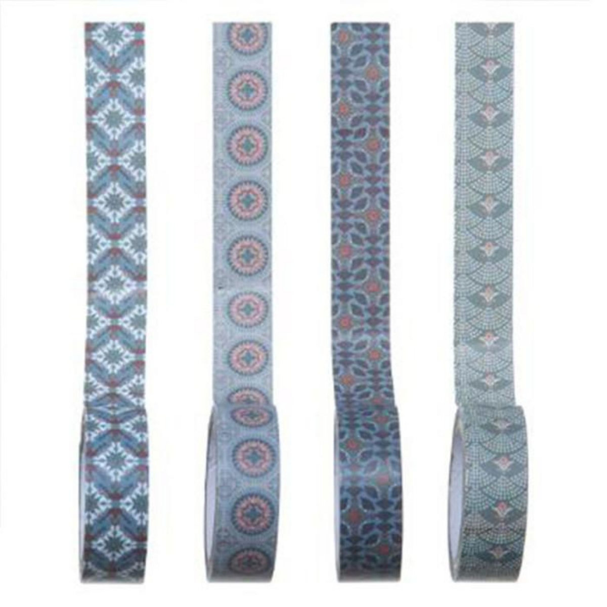 Stick'n Look Lot de 4 Rubans Masking Tape  House  5M Bleu