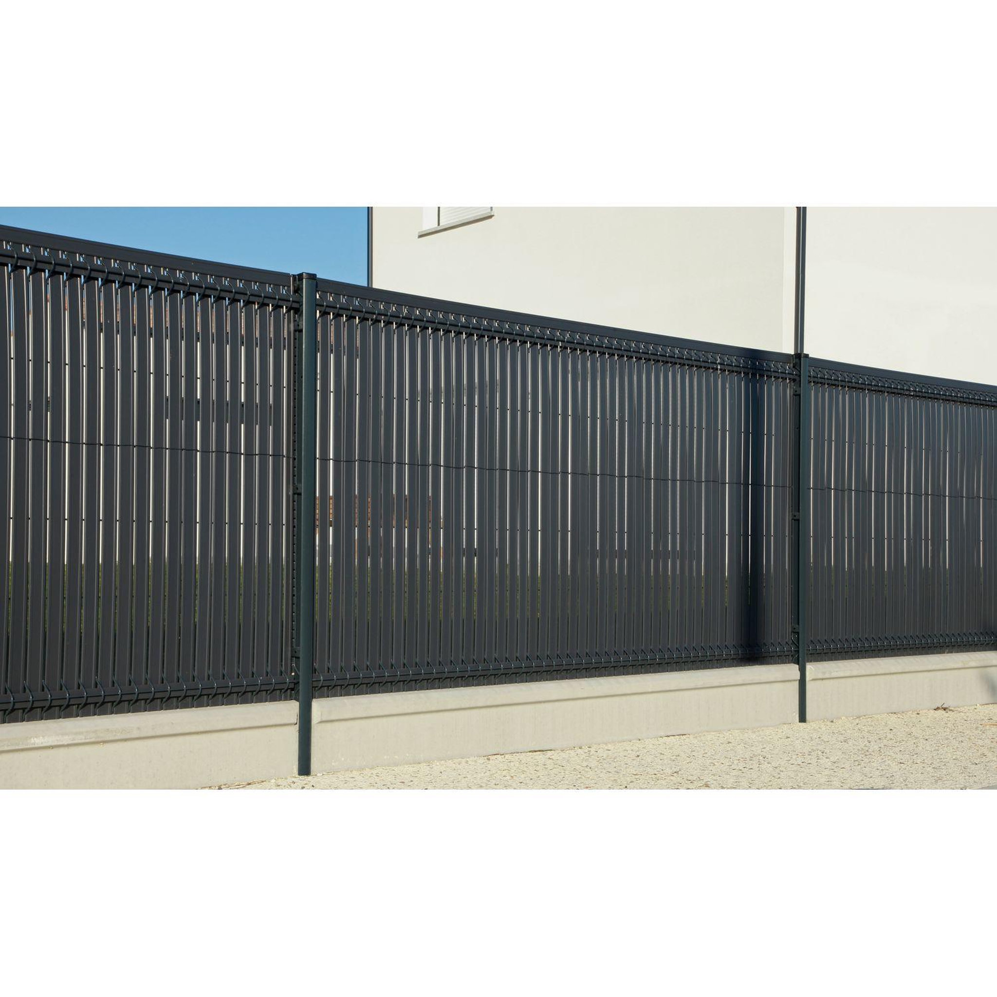 Voir la diapositive 3 : TOILINUX Lot de 10 lamelles occultantes avec clip de fixation de 50 m