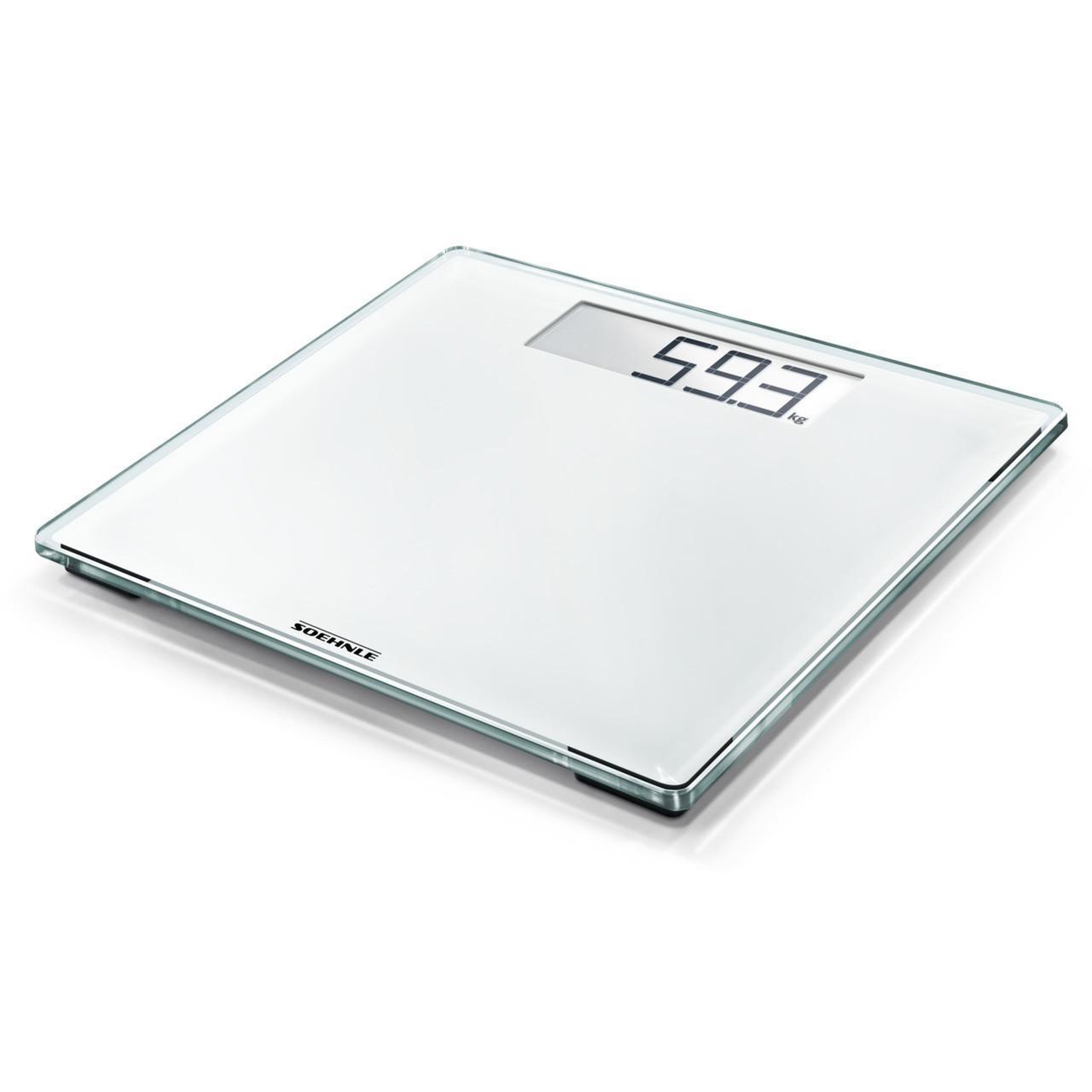 Voir la diapositive 2 : Soehnle Soehnle Style Sense Comfort 100 Rectangle Blanc Pèse-personne électronique