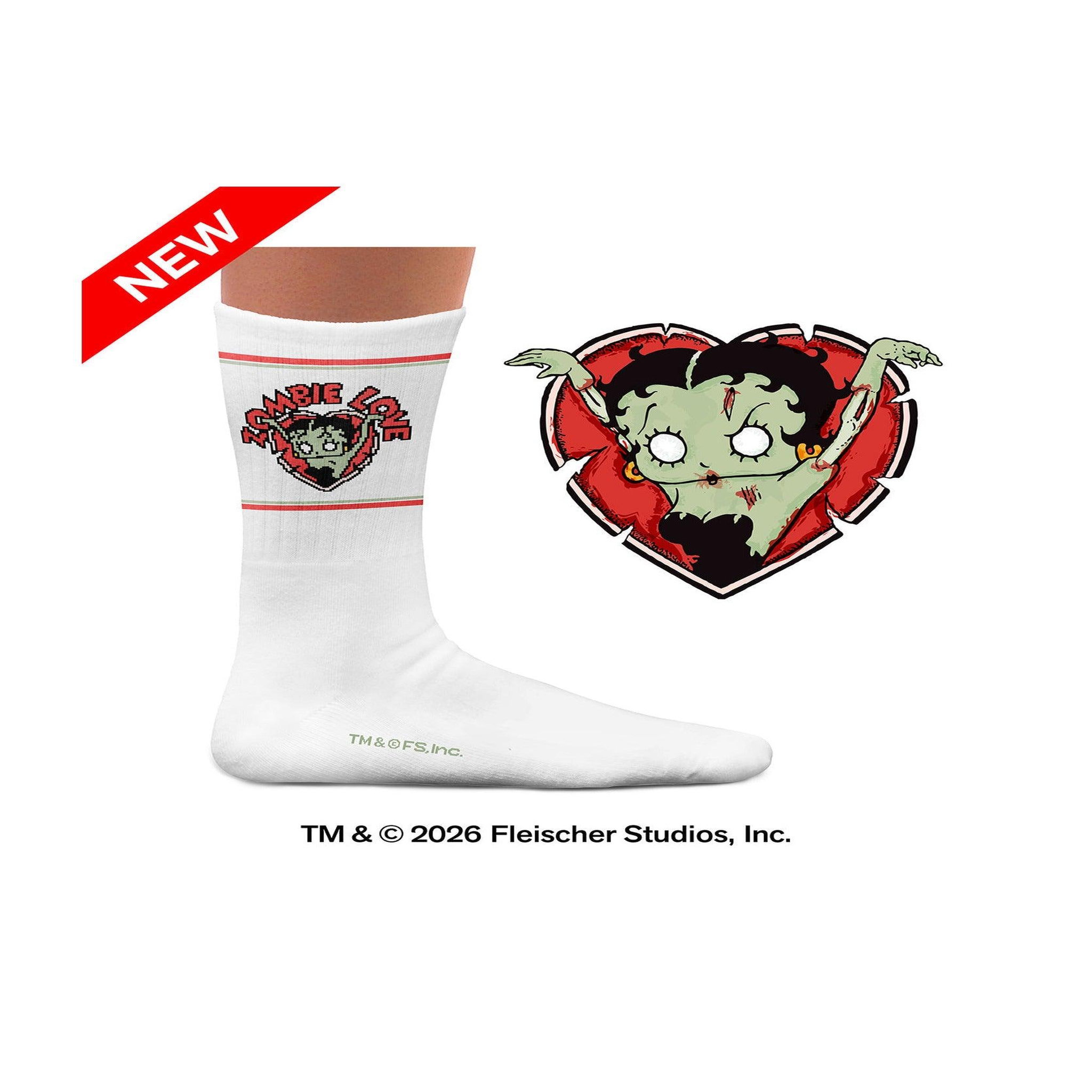 Voir la diapositive 2 : SOCK AFFAIRS Chaussettes sport betty boop, zombie