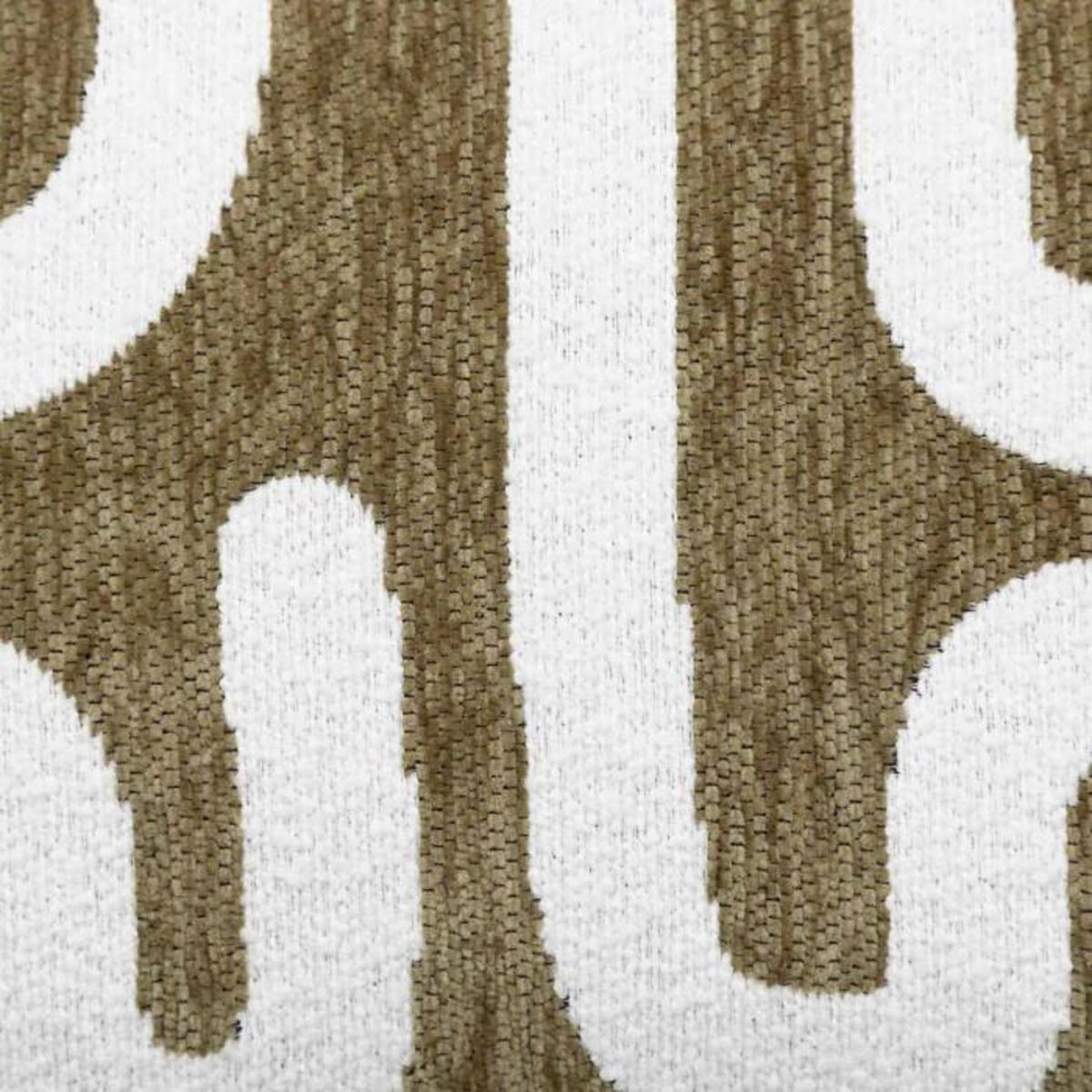 ATMOSPHERA Housse de Coussin Chenille  Jeni  30x50cm Kaki