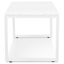 Voir la diapositive 3 : Paris Prix Bureau Design en Verre  Abigano  160cm Blanc