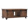 Voir la diapositive 6 : VIDAXL Table basse Bois de sapin massif 91x51x38 cm Marron