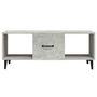 Voir la diapositive 5 : VIDAXL Table basse Gris beton 102x50x40 cm Bois d'ingenierie
