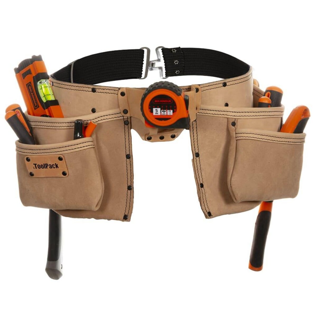 Toolpack Toolpack Ceinture a outils a double poche Pro Elite Beige