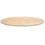 Voir la diapositive 3 : VIDAXL Dessus de table 100x50x2,5 cm bois de pin massif ovale