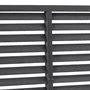 Voir la diapositive 4 : VIDAXL Cloture a persiennes WPC 180x180 cm gris