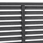 Voir la diapositive 4 : VIDAXL Cloture a persiennes WPC 180x180 cm gris
