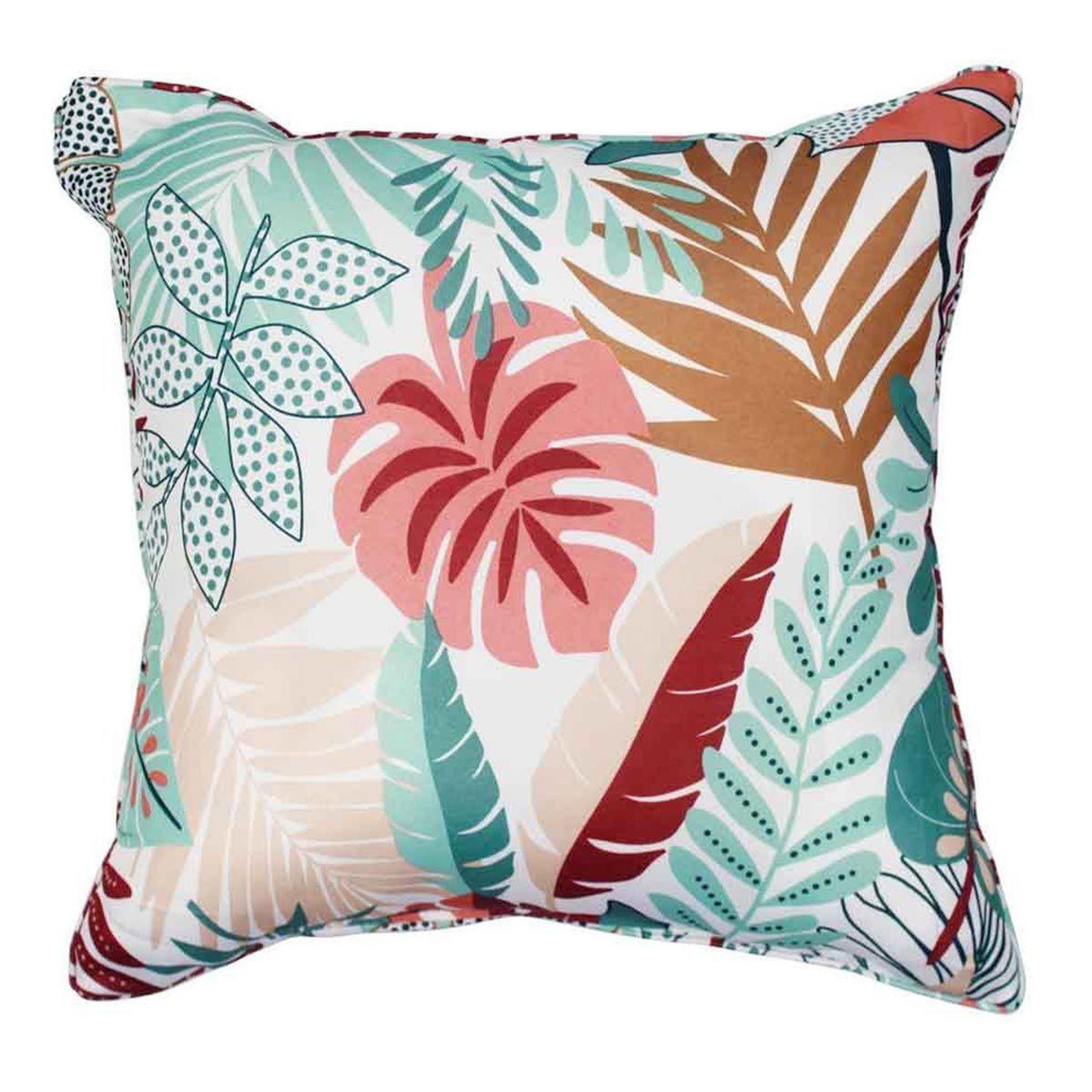 Voir la diapositive 1 : Douceur d'Intérieur Coussin déco imprimé  jacala ii  40x40cm blanc