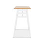 Voir la diapositive 3 : Paris Prix Table de Bar Scandinave  Javier  150cm Blanc