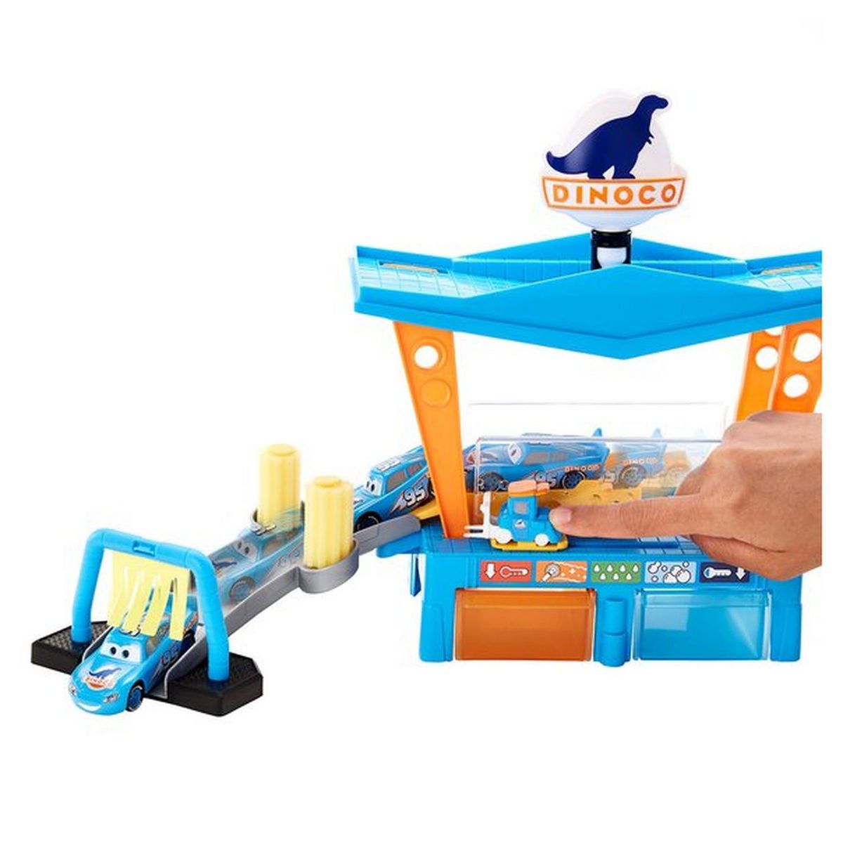 MATTEL Mattel Cars station de lavage Dinoco