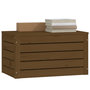 Voir la diapositive 4 : VIDAXL Boîte de rangement Marron miel 59,5x36,5x33 cm Bois massif pin