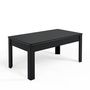 Voir la diapositive 3 : SOKKER Billard Américain convertible table 6 places KITBILL 6Ft - 206,5 x 116,5 x 80 cm Plateau dînatoire et accessoires inclus - Noir
