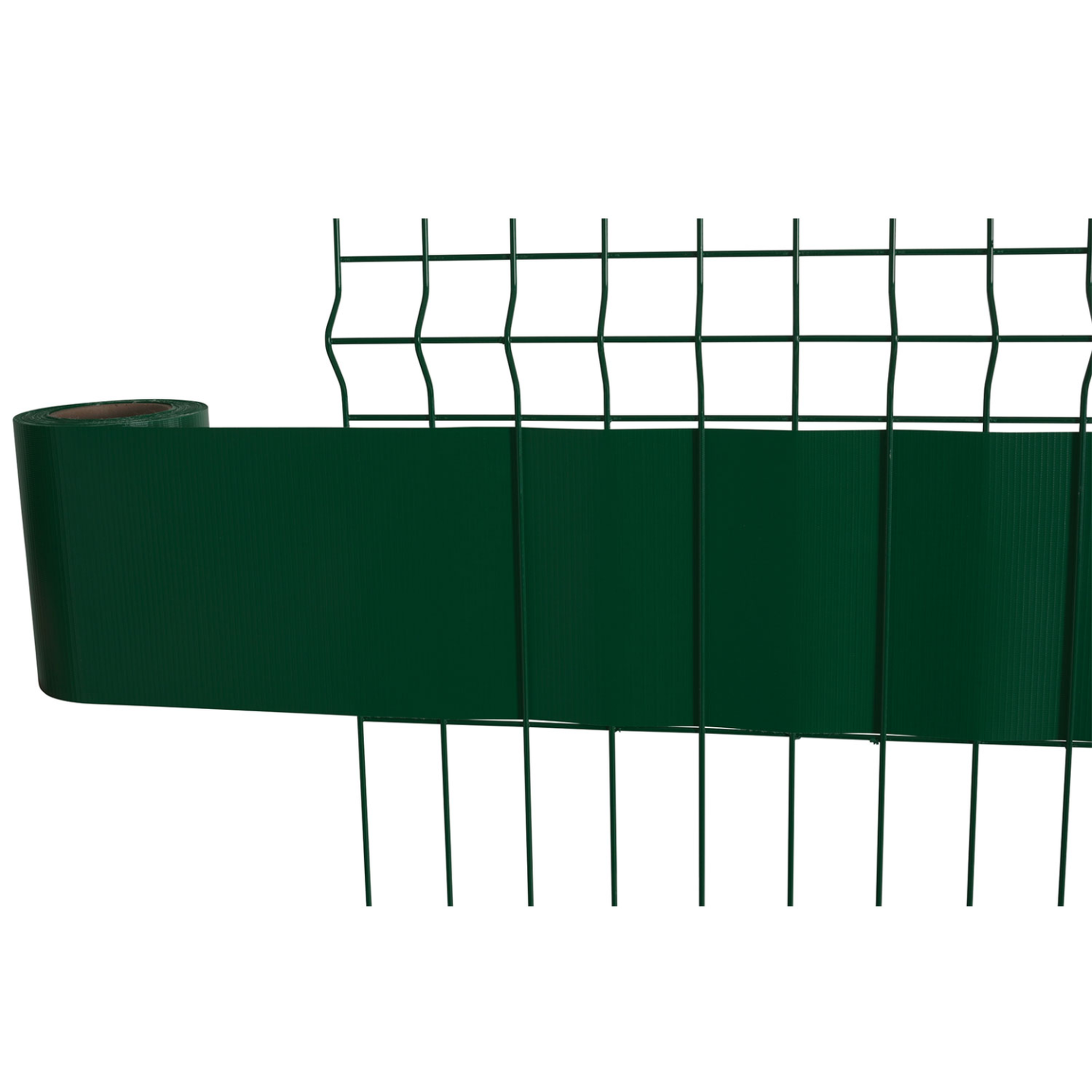 Voir la diapositive 4 : ID MARKET Kit de lamelles occultantes pvc souples vertes horizontales 35 m
