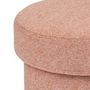 Voir la diapositive 2 : Paris Prix Pouf Design  Tika  40cm Terracotta