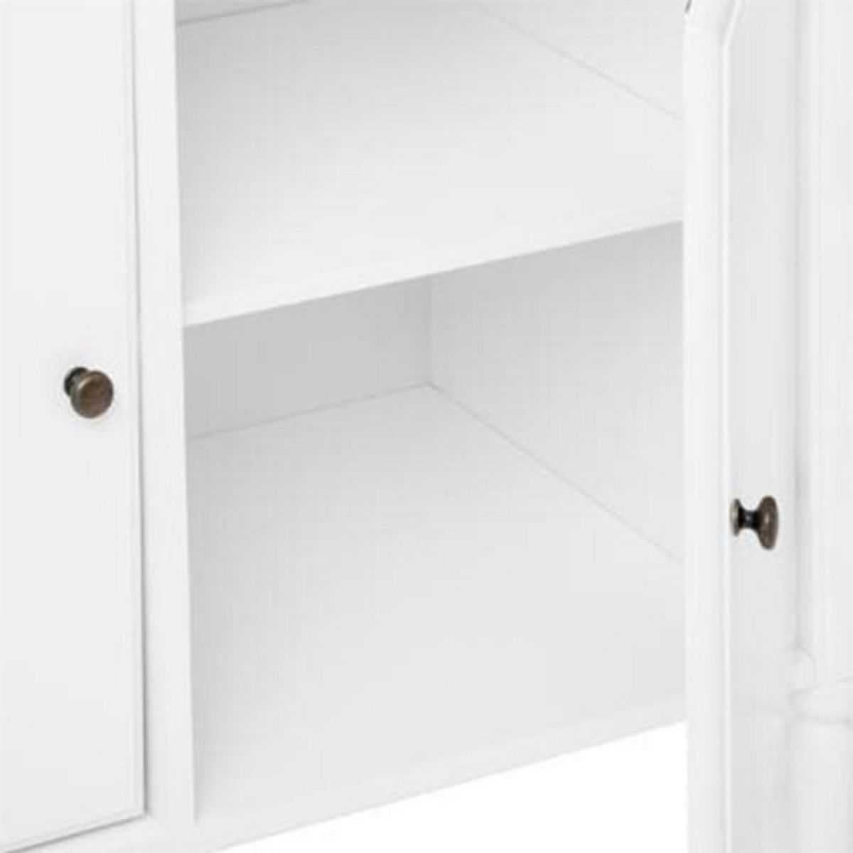 Paris Prix Buffet 2 Portes & 2 Tiroirs  Solen  88cm Blanc