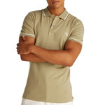 CALVIN KLEIN JEANS Polo Beige Homme Calvin Klein Jeans Tipping. Coloris disponibles : Beige