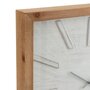 Paris Prix Horloge à Poser Carrée  Sobre  60cm Blanc