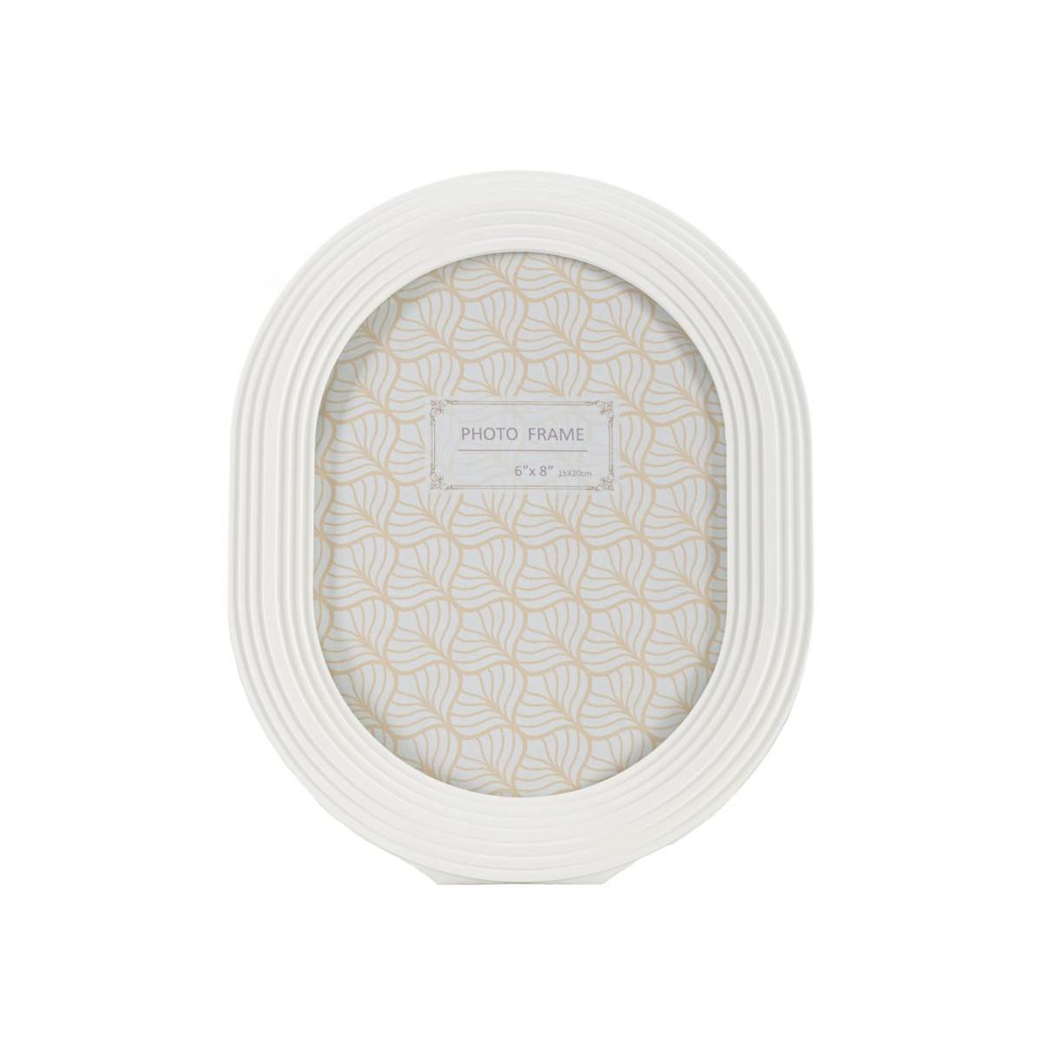 Voir la diapositive 2 : Paris Prix Cadre Photo Déco Linéaire  Ovally  15x20cm Blanc