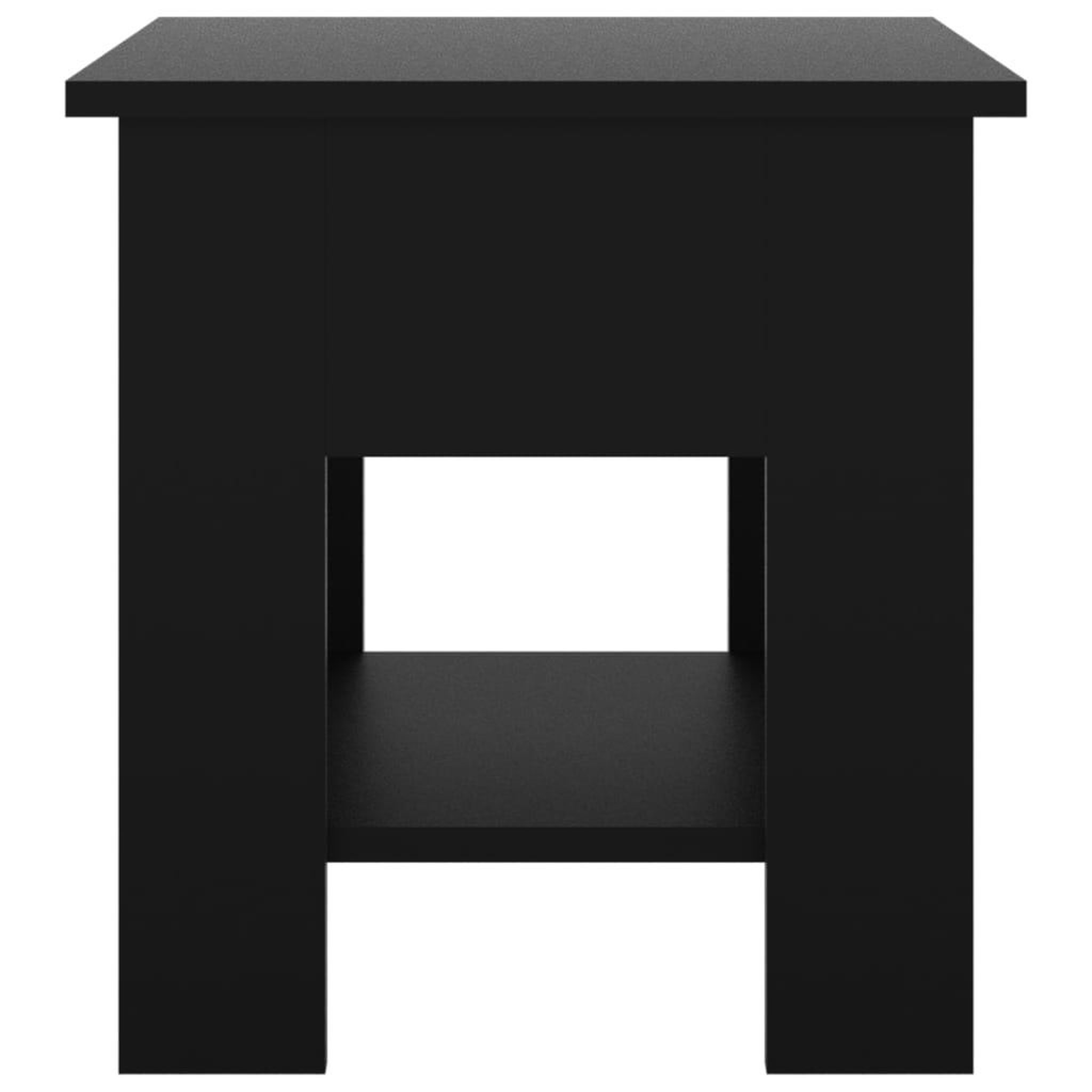 Voir la diapositive 5 : VIDAXL Table basse noir 40x40x42 cm bois d'ingenierie