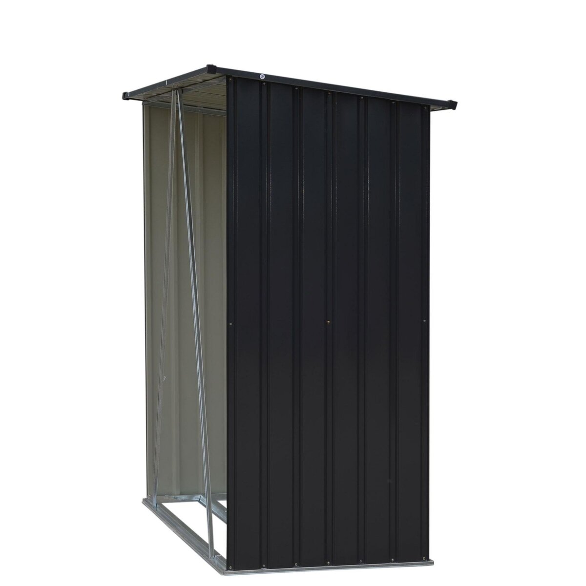 WERKAPRO Abri range bûches métal  1,64 x 0,83 H 1,57 m