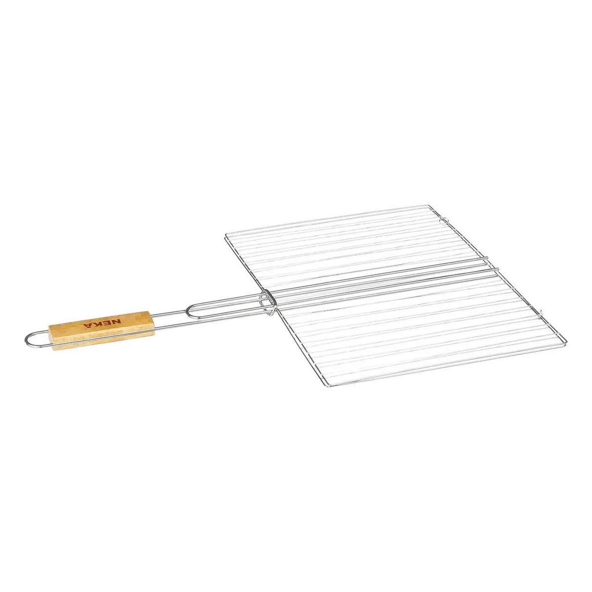 NEKA Double grille barbecue  bbq  30x40cm chrome