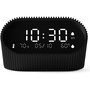 Voir la diapositive 3 : LEXON Réveil Ray Clock Thermomètre et Hygromètre Noir