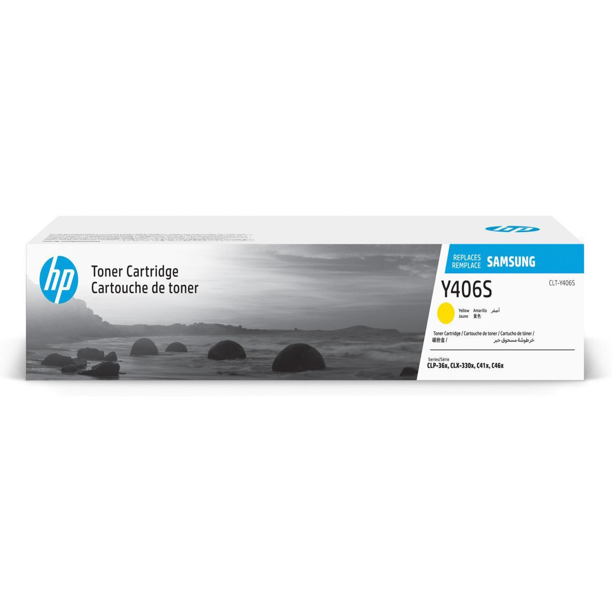 Voir la diapositive 2 : HP Toner Jaune Samsung CLT-Y406S Original
