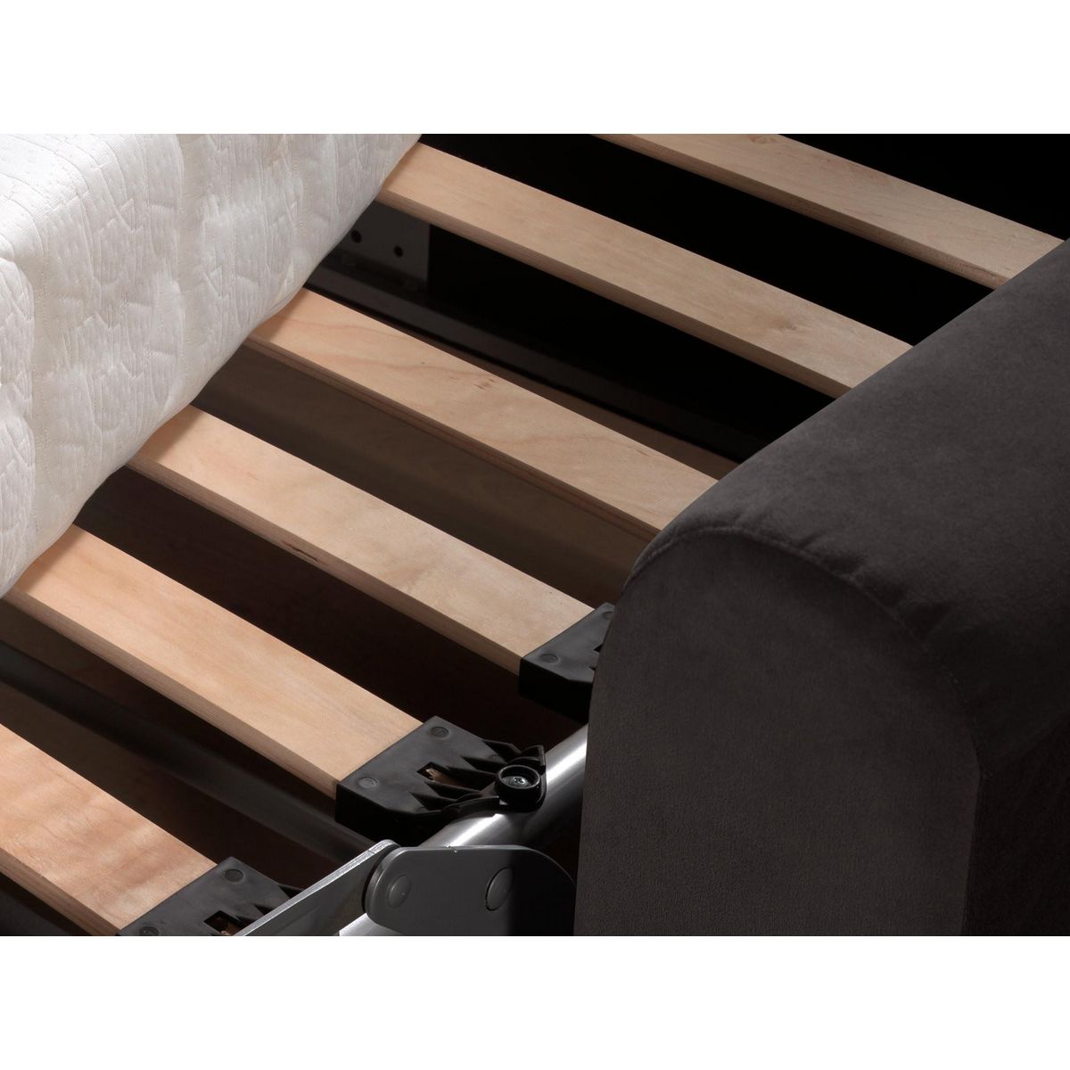 LISA DESIGN Owen - canapé 3 places convertible express couchage quotidien 140 cm matelas 12 cm en velours