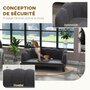 Voir la diapositive 6 : PAWHUT Canapé chien lit pour chien chat design contemporain coquillage dim. 98L x 60l x 35H cm coussin moelleux velours gris