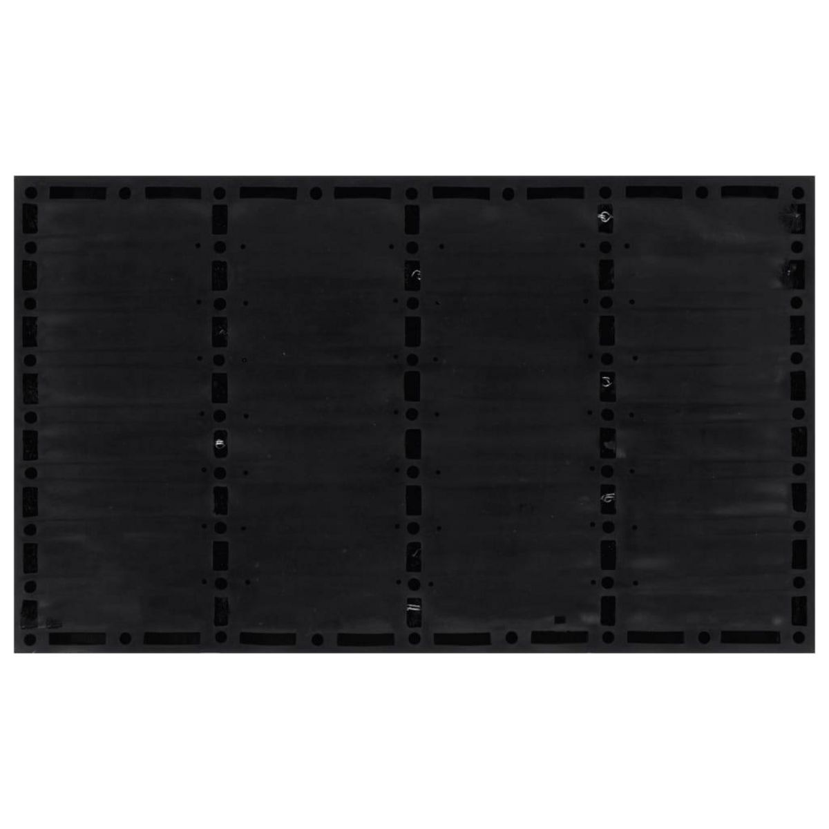 VIDAXL Paillasson rectangulaire 45x75 cm caoutchouc et fibre de coco
