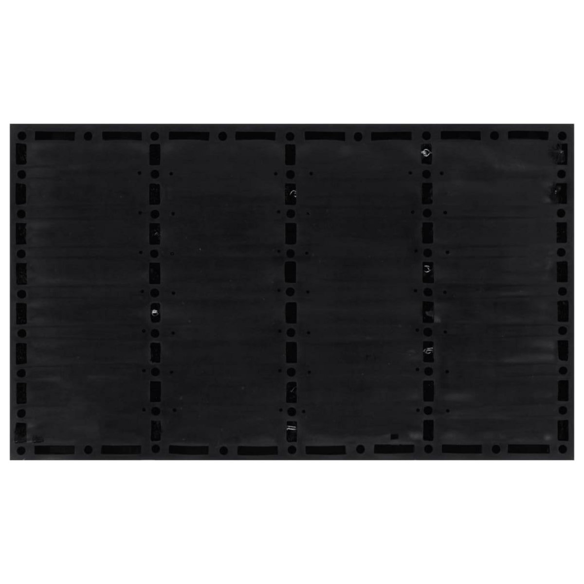 VIDAXL Paillasson rectangulaire 45x75 cm caoutchouc et fibre de coco