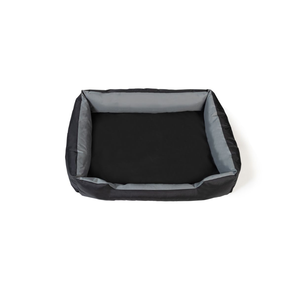 Idomya E. Coussin panier pour chien 120 x 190 cm noir et gris 