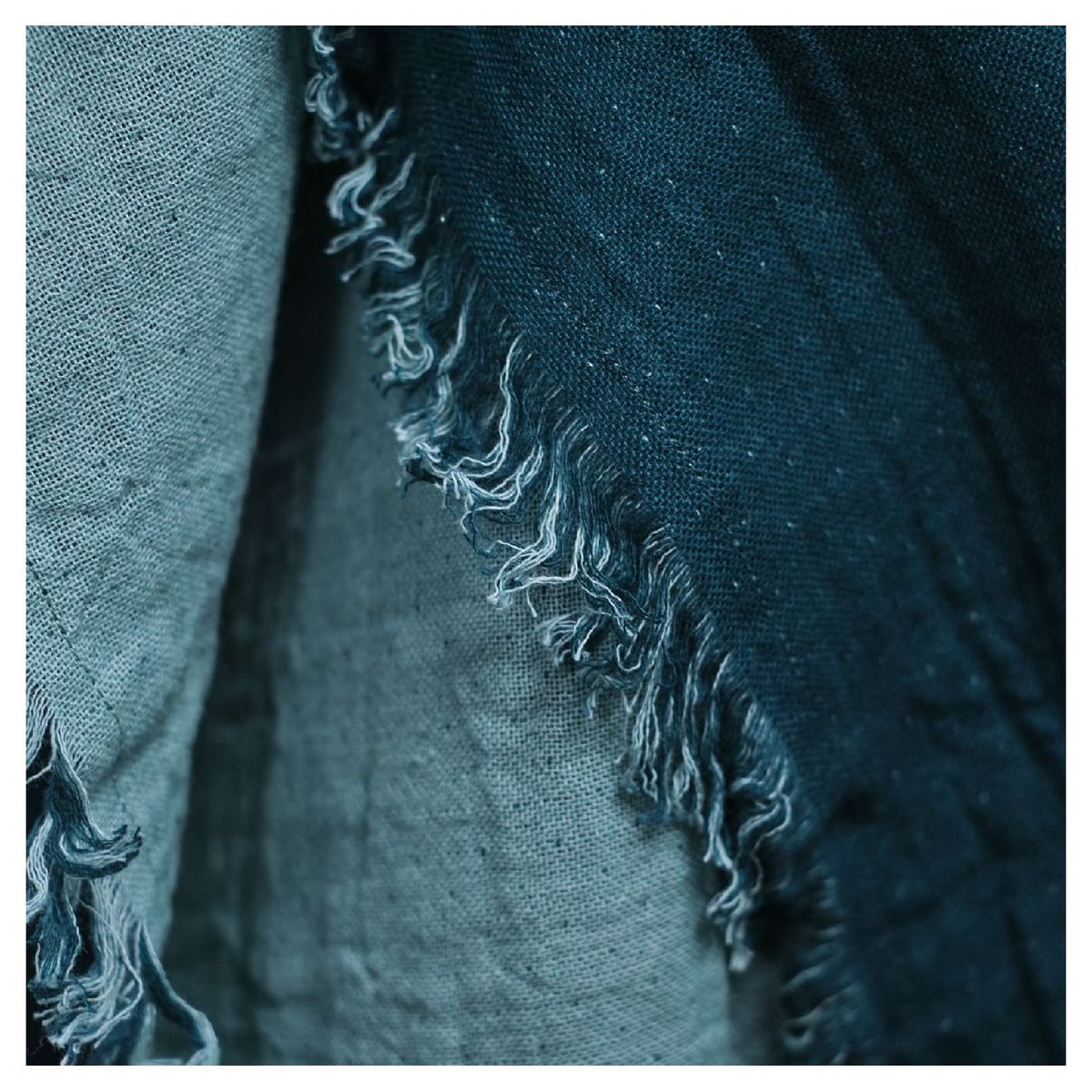 TODAY Plaid bicolore en gaze de coton KALI 