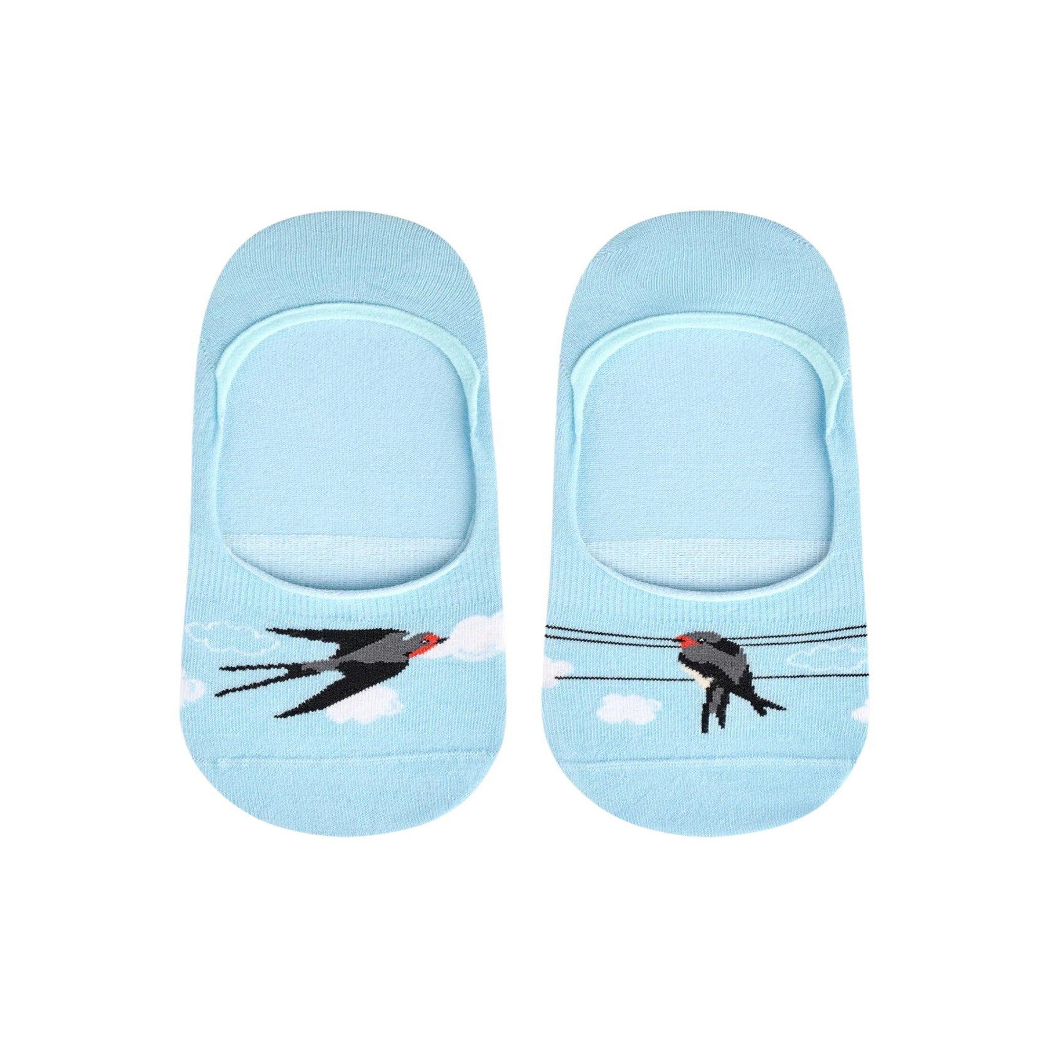 DEDOLES Protège-pieds hirondelles. Coloris disponibles : Bleu