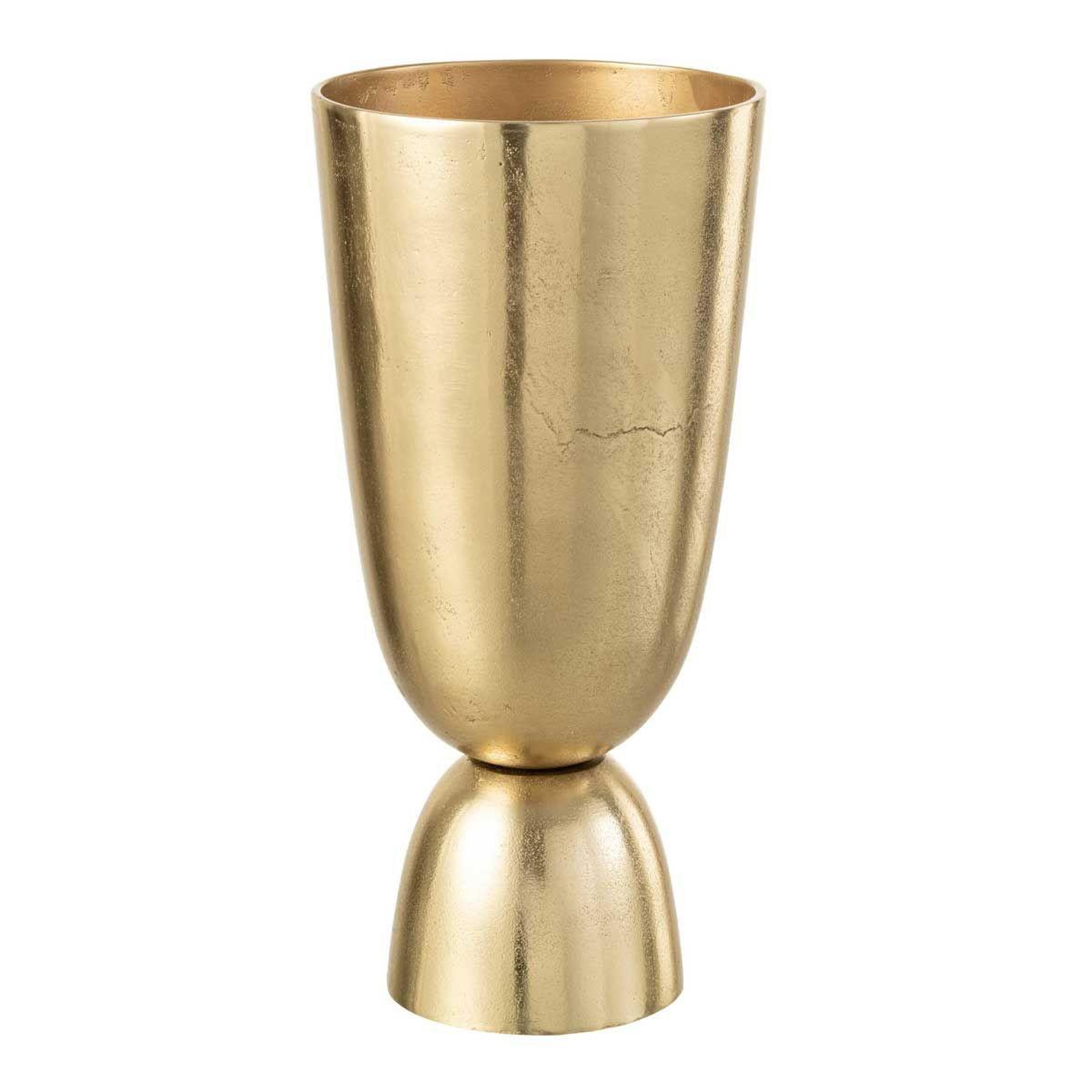 Voir la diapositive 1 : J-LINE Vase Déco Design  Thor  40cm Or