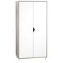 Voir la diapositive 1 : BABY PRICE Armoire bébé 2 portes SCANDI, coloris gris