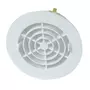 NICOLL Grille de ventilation à encastrer aération intérieur à fermeture PVC D 100mm blanc NICOLL 1FATM100