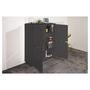 Voir la diapositive 4 : Buffet haut moderne 4 portes 100 cm LUCERA